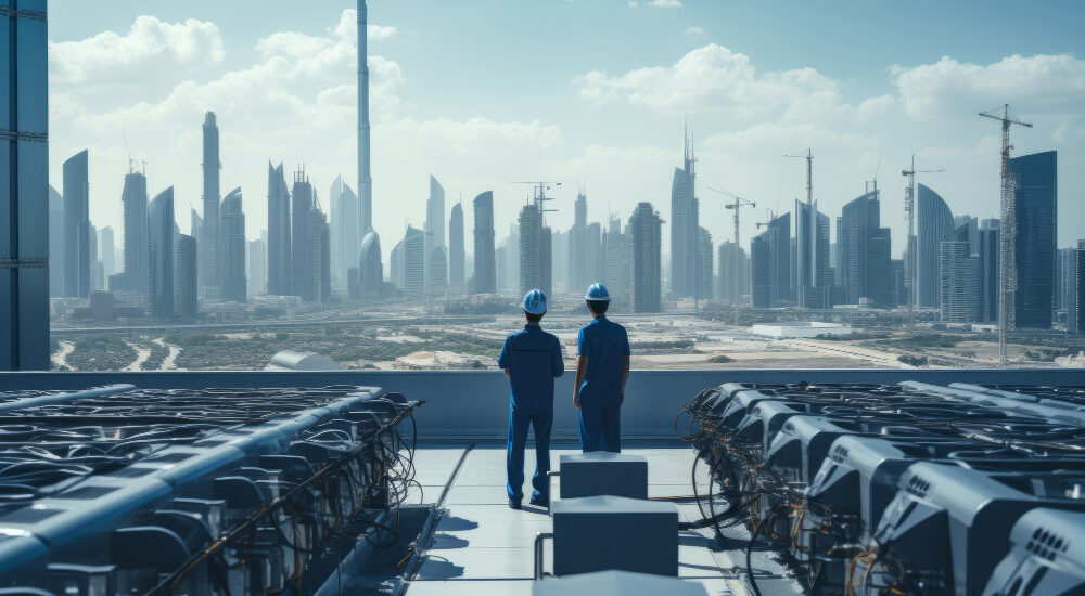 Infrastructure work in Abu Dhabi